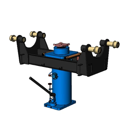 Навесной телескопический ямный подъемник 20 т 1200 мм. КПНТ20Р1200