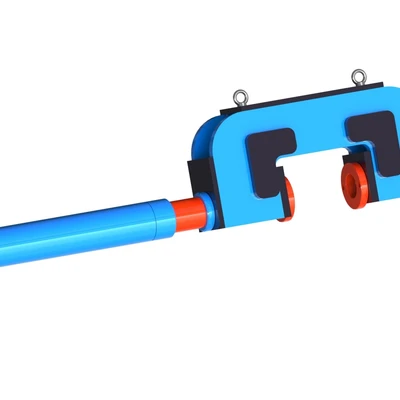 С-образный выпрессовщик пальцев траковых цепей без башмаков 60 т. ВПТ60С