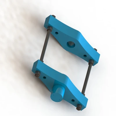 Выпрессовщик шкворней ВШ70-600 без тележки