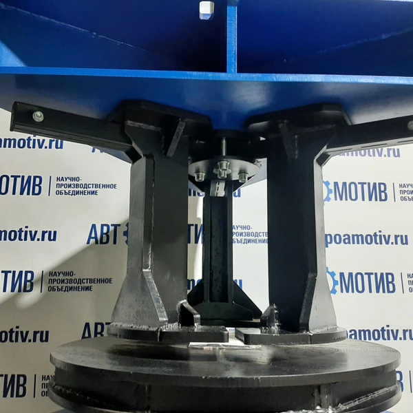 Пресс шиномонтажный для цельнолитых шин погрузчика 120т. ПШ120