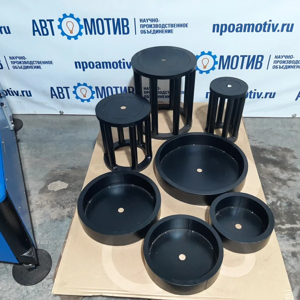 Пресс шиномонтажный для цельнолитых шин погрузчика 120т. ПШ120