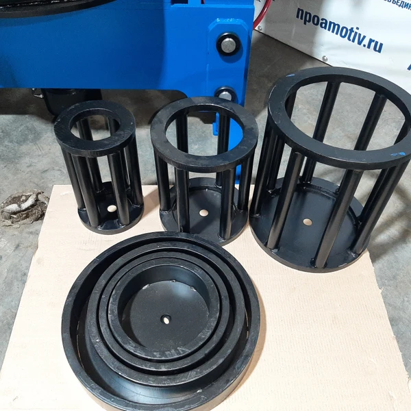 Пресс шиномонтажный для цельнолитых шин погрузчика 120 т (портальный, компактный) ПШ120ПК