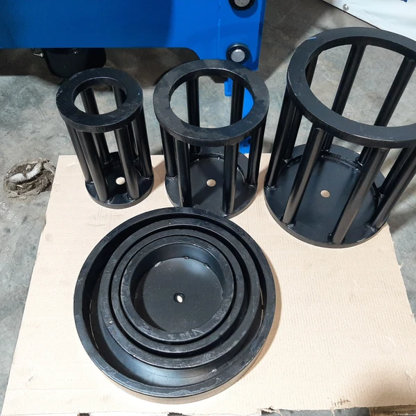 Пресс шиномонтажный для цельнолитых шин погрузчика 120 т (портальный, компактный) ПШ120ПК