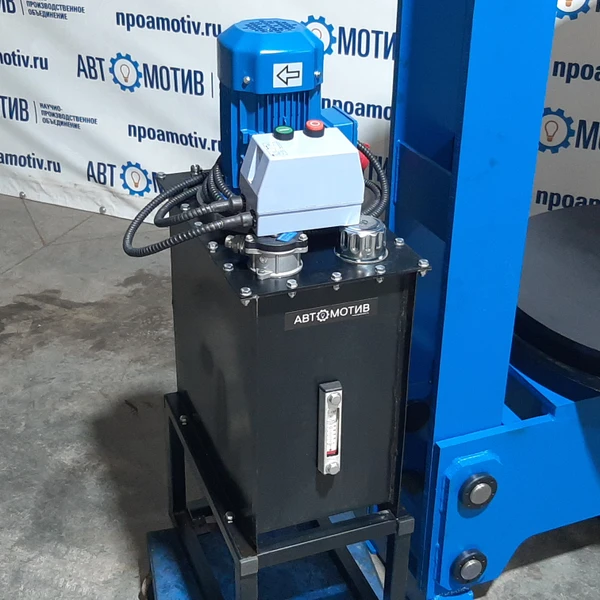 Пресс шиномонтажный для цельнолитых шин погрузчика 120 т (портальный, компактный) ПШ120ПК