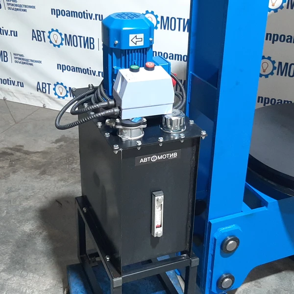 Пресс шиномонтажный для цельнолитых шин погрузчика 120 т (портальный, компактный) ПШ120ПК