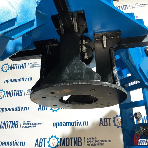 Пресс шиномонтажный для цельнолитых шин погрузчика 120 т (портальный, компактный) ПШ120ПК