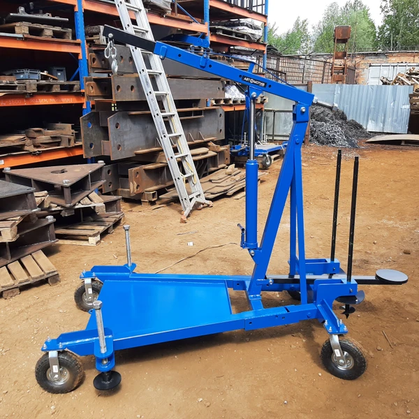 Транспортная тележка с подъемным механизмом, 500 кг. ТК500