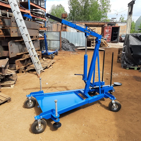 Транспортная тележка с подъемным механизмом, 500 кг. ТК500