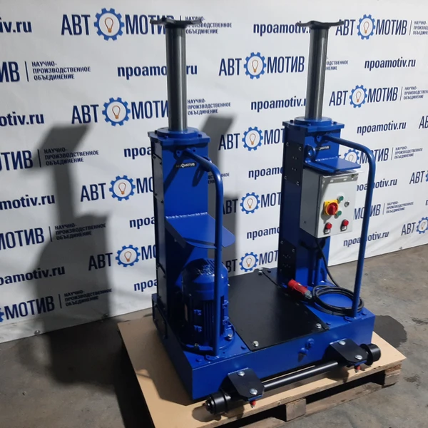 Напольный ямный подъемник 10 т 580 мм каретка 920 мм. КПП10ЭМ600.1