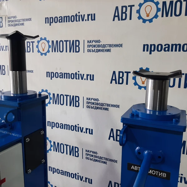 Напольный ямный подъемник 14 т 580 мм каретка 920 мм. КПП14ЭМ600.1