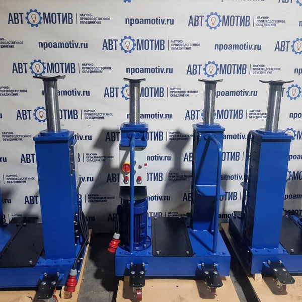 Напольный ямный подъемник 14 т 580 мм каретка 810 мм. КПП14ЭМ600.2