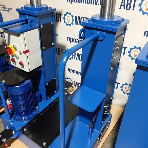 Напольный ямный подъемник 14 т 580 мм каретка 810 мм. КПП14ЭМ600.2