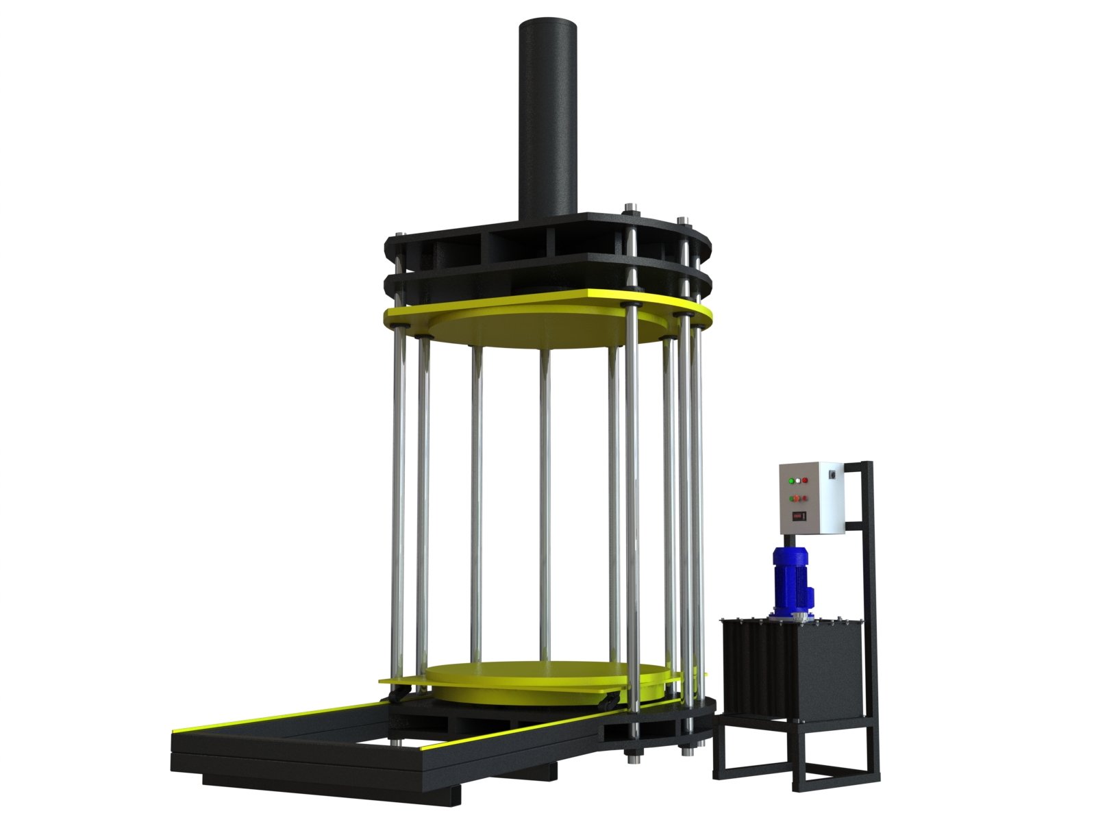 Испытательный стенд для емкостей 650 т. ИС650