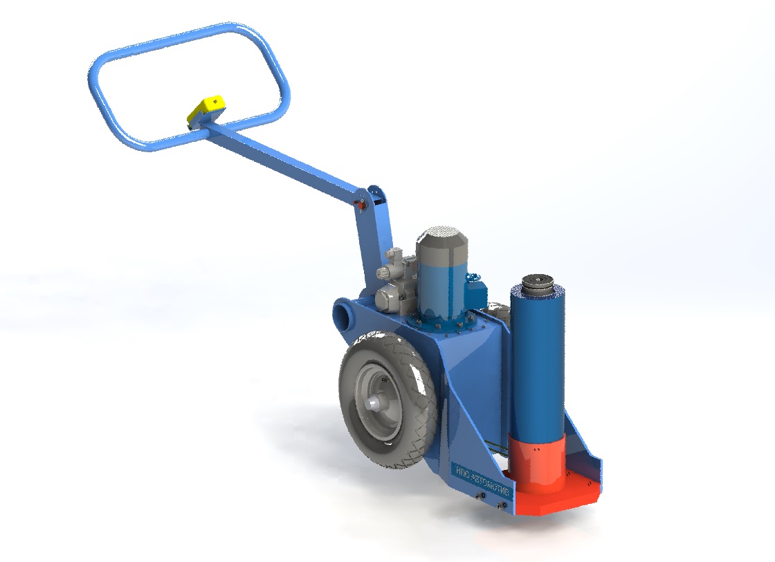 Подкатной домкрат большой грузоподъемности ДГБГ (70, 100, 150, 200 и 250 тонн)