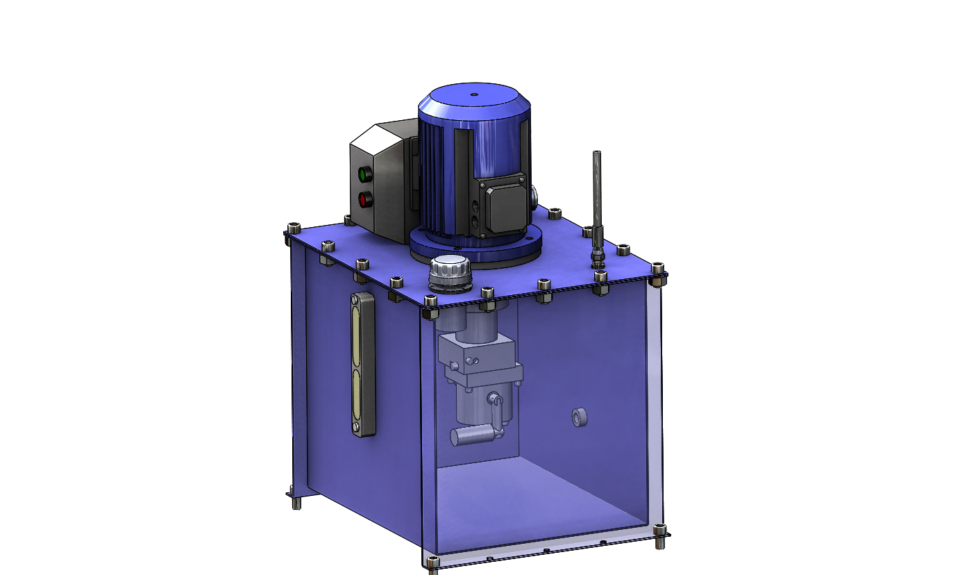 Электрогидравлическая станция 700 бар 50 л. НГЭ700.50.3/10