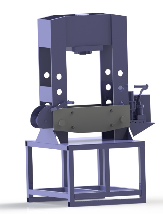 Настольный гидравлический пресс 100 т. ПГН100