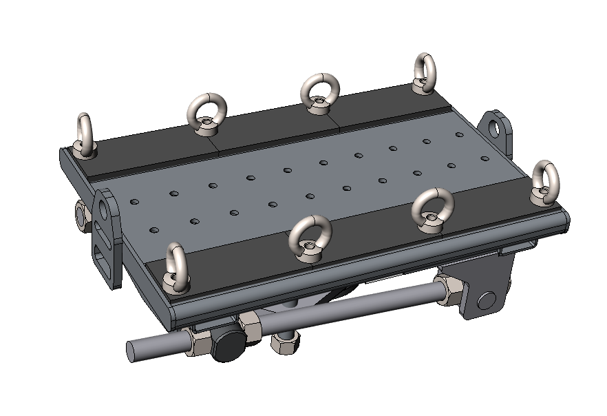 Агрегатная площадка для ямных подъемников 1 т. АП1000