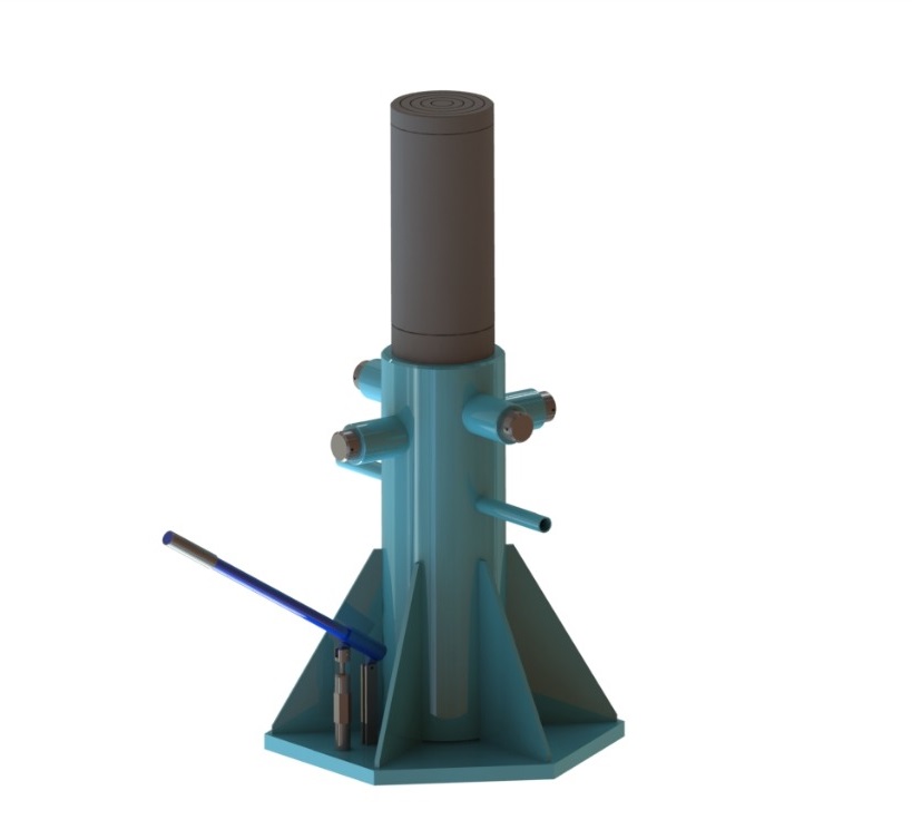 Домкрат гидравлический страховочный ДГС100 100 т