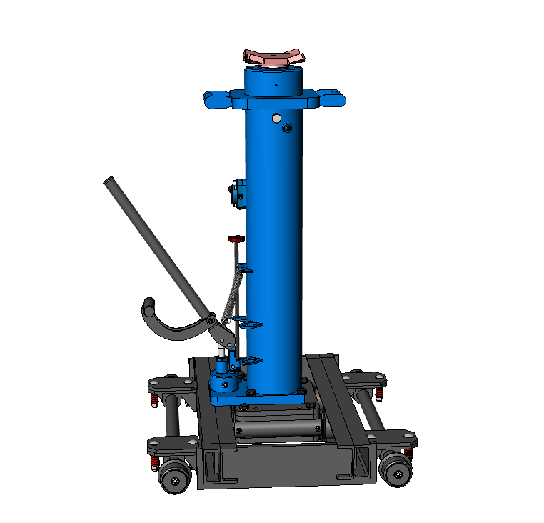 Напольный ямный подъемник (рельсовый) 15т. 800мм. КПП15Р800П