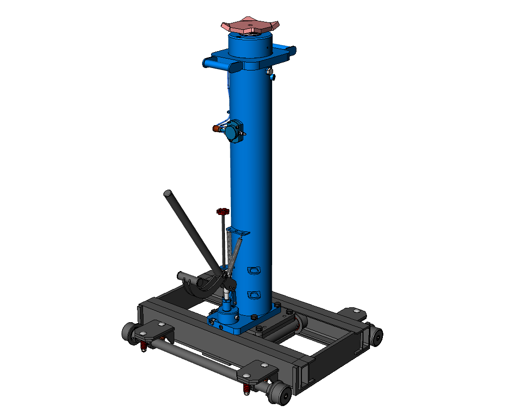 Напольный ямный подъемник (рельсовый) 20т. 1000мм. КПП20Р1000П