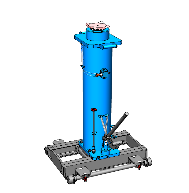 Напольный ямный подъемник (рельсовый) 30 т 1000 мм. КПП30Р1000П