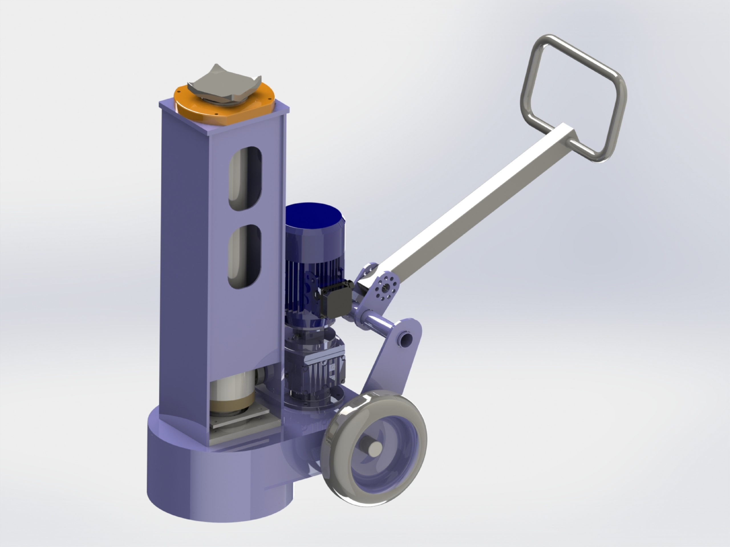 Подъемник колонный мобильный 20 т. ПКМ20ЭМ