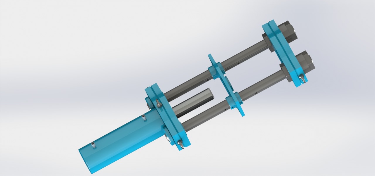 Выпрессовщик пальцев траковых цепей 250 т. ВПТ250