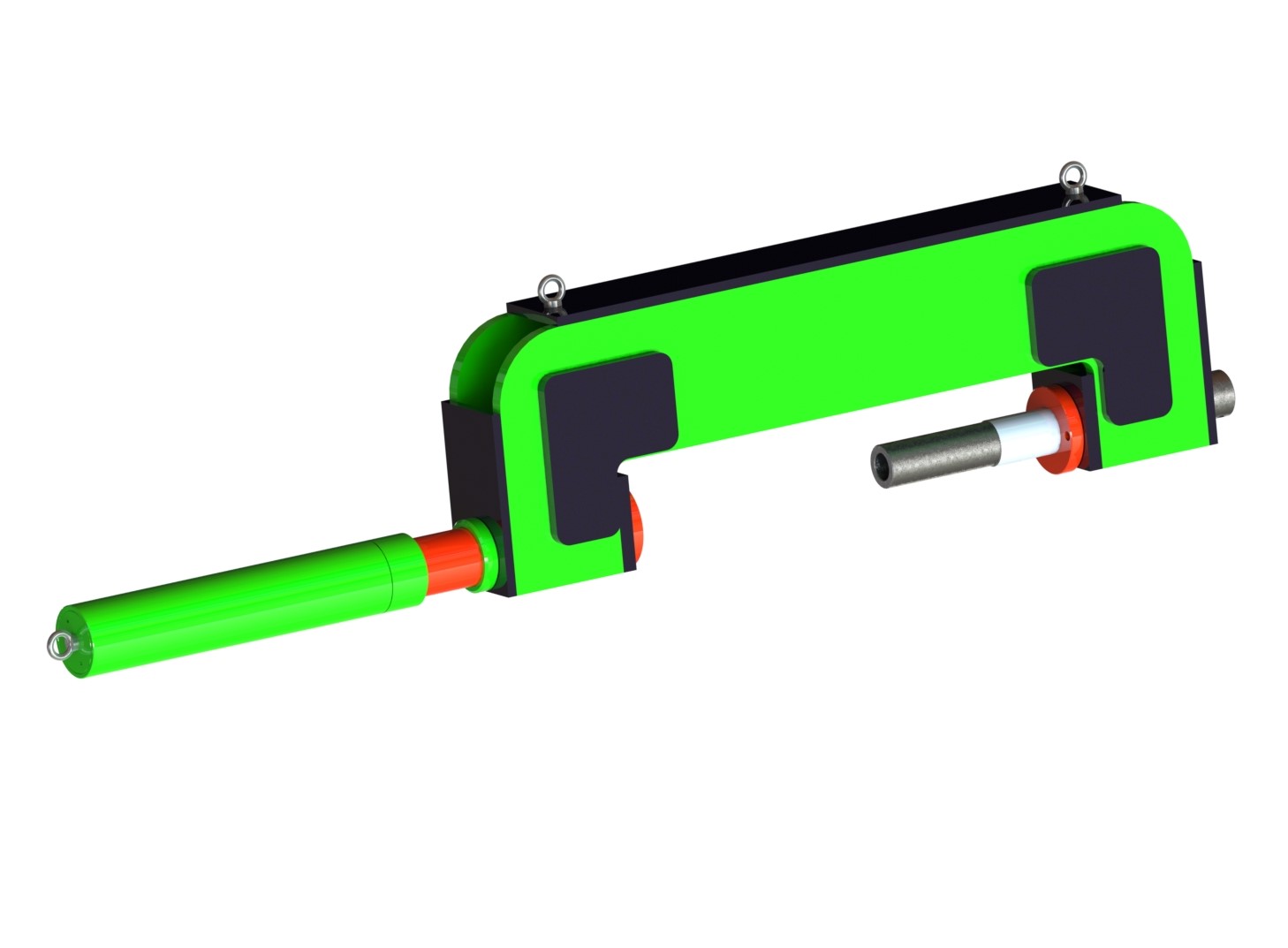 С-образный выпрессовщик пальцев траковых цепей с башмаком 80 т. ВПТ80СБ