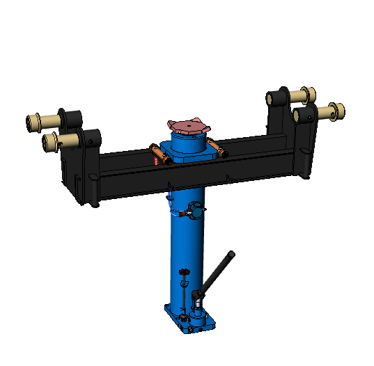 Навесной ямный подъемник 20 т 800 мм. КПН20Р800